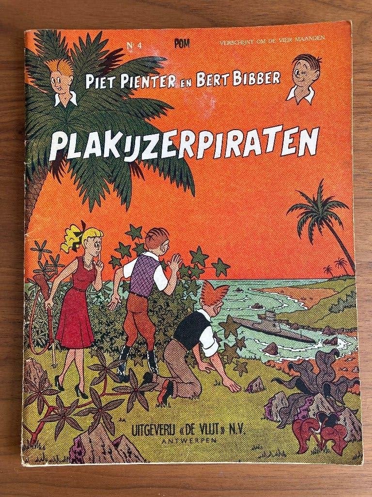 Plakijzerpiraten - Piet Pienter en Bert Bibber, Boeken, Eén stripboek, Ophalen of Verzenden, POM