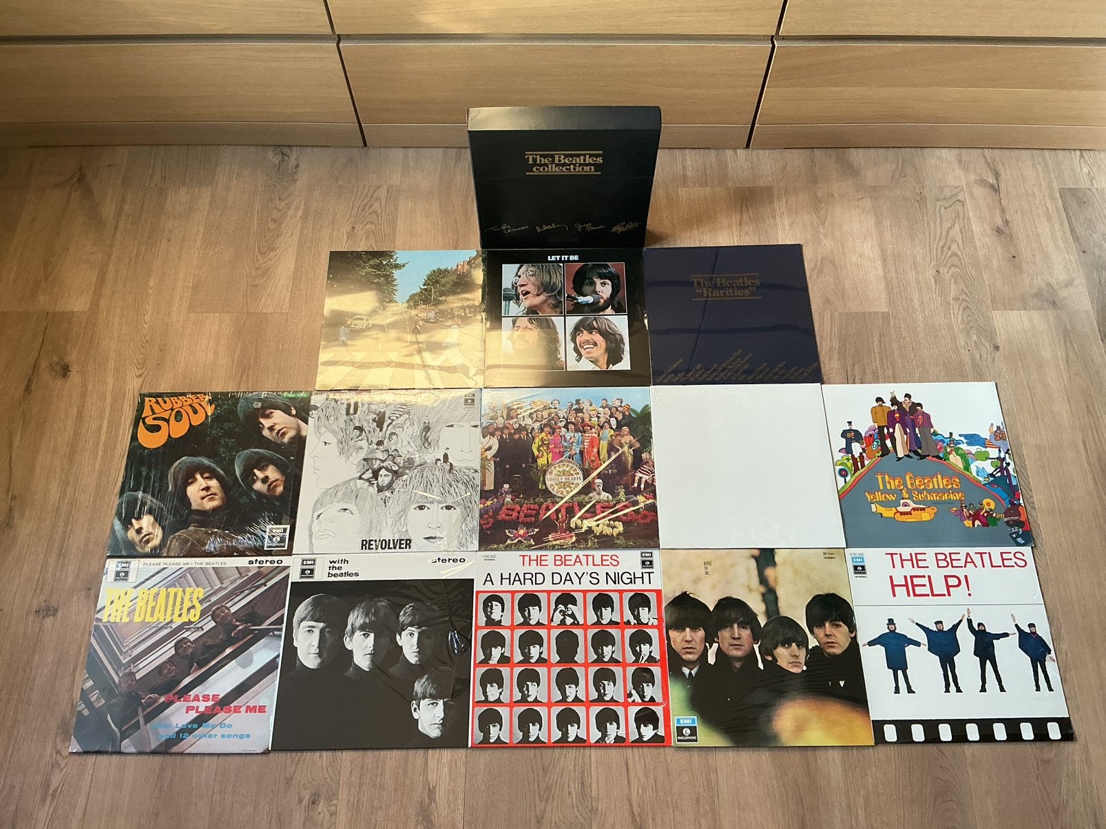 NIEUW STAAT SEALED THE BEATLES COLLECTION BLUE BOX, Cd's en Dvd's, Ophalen, Boxset, Progressive Rock, 12 inch