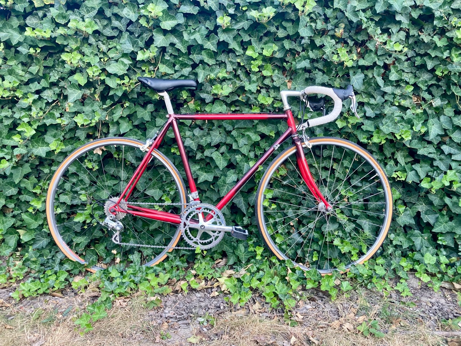 Vintage koersfiets, Ophalen, 28 inch, Staal, Velgrem