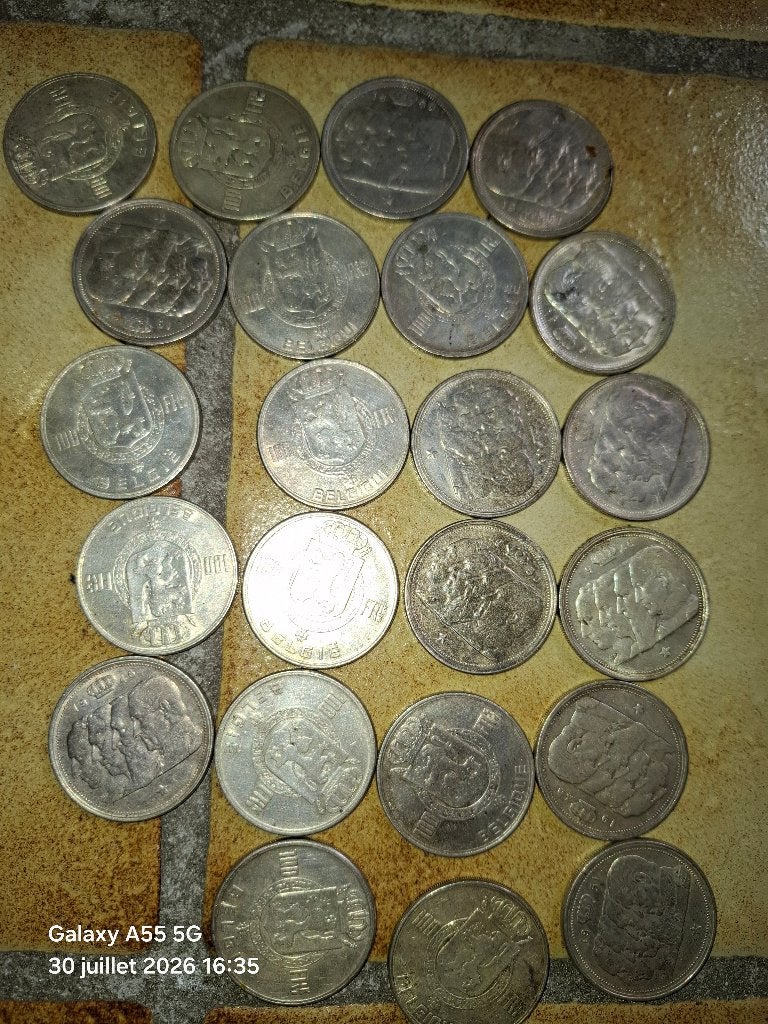 Pièces de monnaie, Timbres & Monnaies, Enlèvement, Argent, Monnaie en vrac, Argent