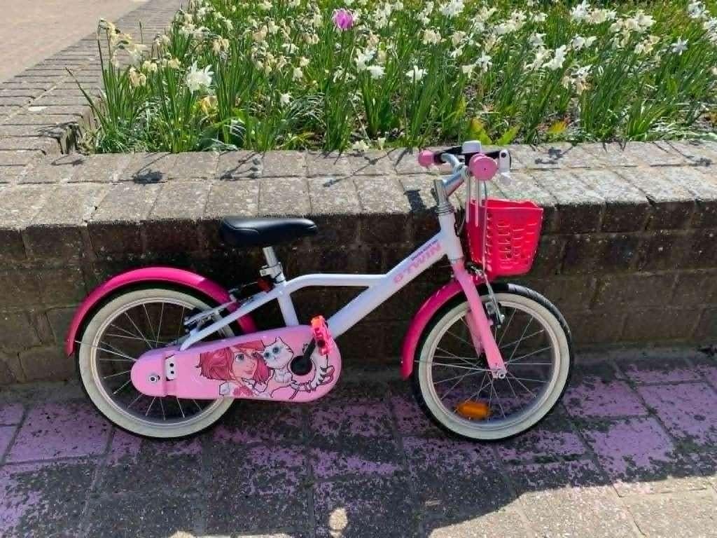 Fiets BTWIN 16 inch - meisjesfiets - kinderfiets, Enlèvement
