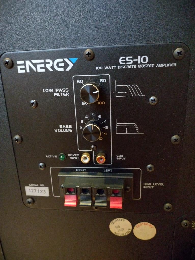 Energy/Eltax sound system, Complete Surroundset, Audio, Tv en Foto, Ophalen, Zo goed als nieuw, Complete surroundset