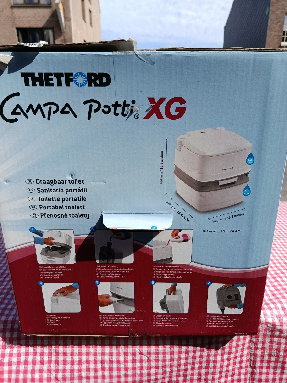 Nieuw draagbaar toilet, Enlèvement, Neuf