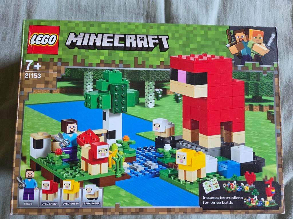 LEGO Minecraft 21153 La ferme à laine, Ophalen, Lego, Minecraft