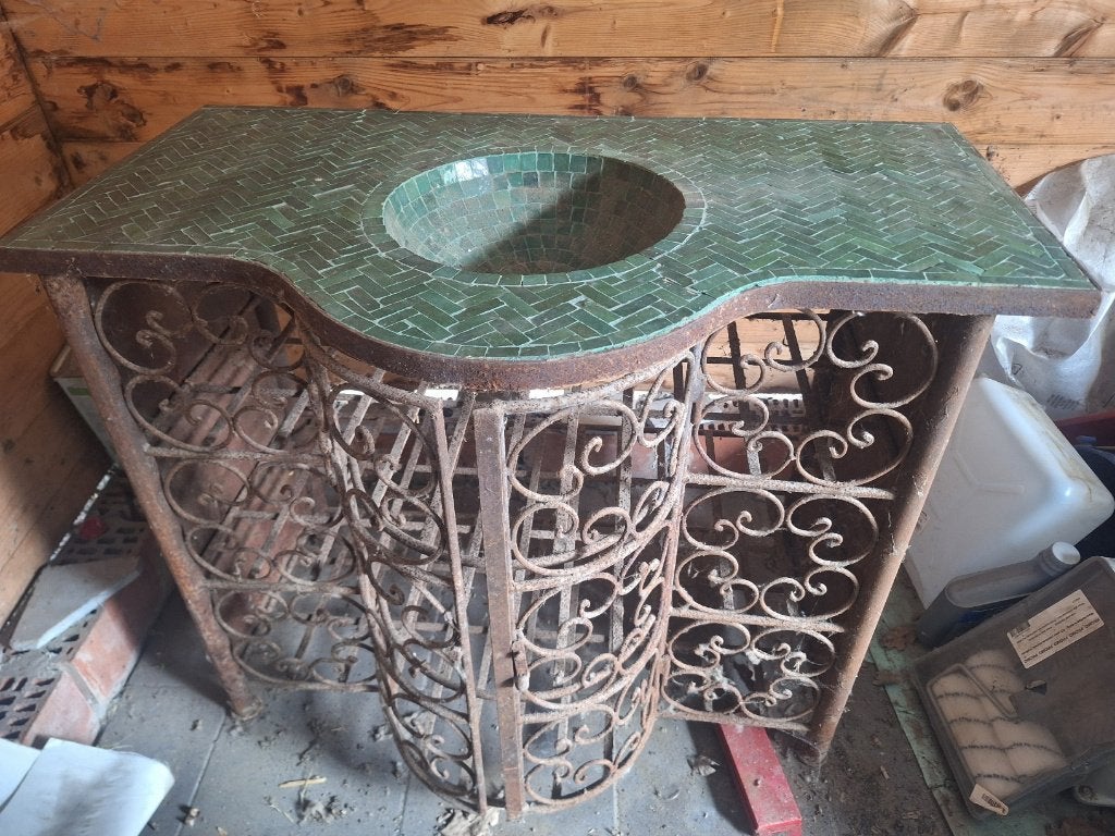 lavabo marocain, Enlèvement, Utilisé, Lavabo