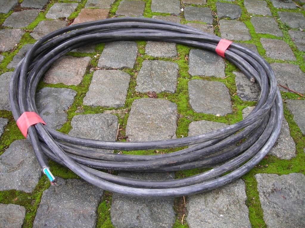 aansluitkabel 4 x 10mm², Ophalen, Zo goed als nieuw, Kabel of Snoer