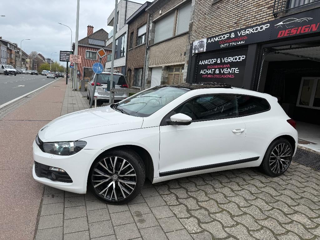 VW Scirocco 1.4Turbo 160pk 1e Carnet-autopas VOL, Euro 5, Zwart, Wit, Leder