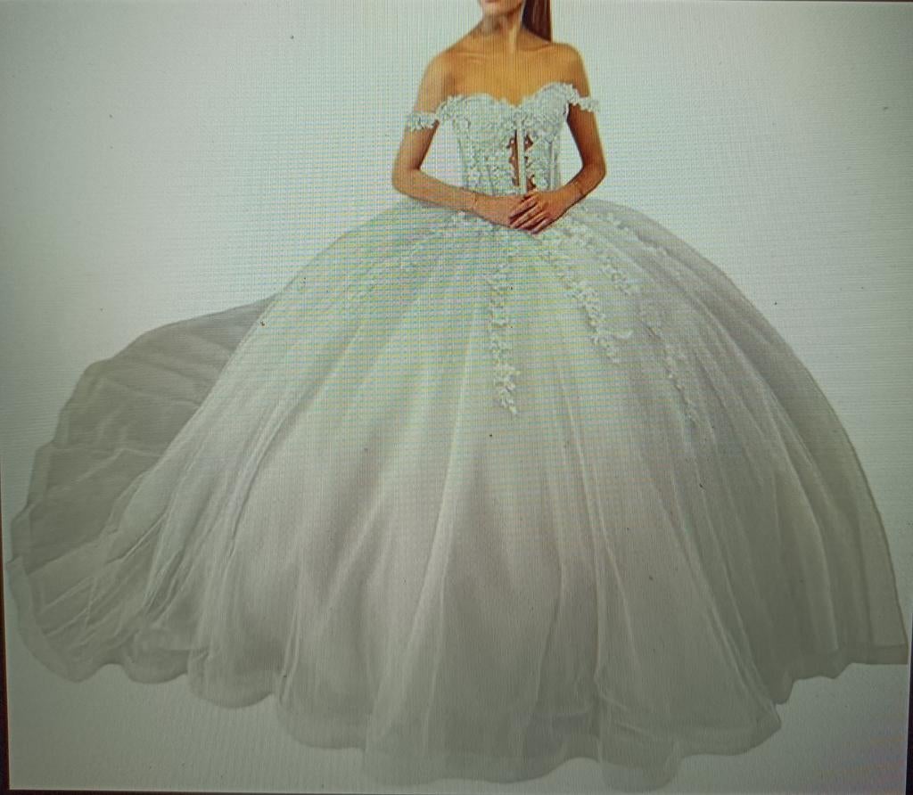 Superbe robe de soirée,gala blanche, Kleding | Dames, Trouwkleding en Trouwaccessoires, Nieuw, Wit, Ophalen of Verzenden