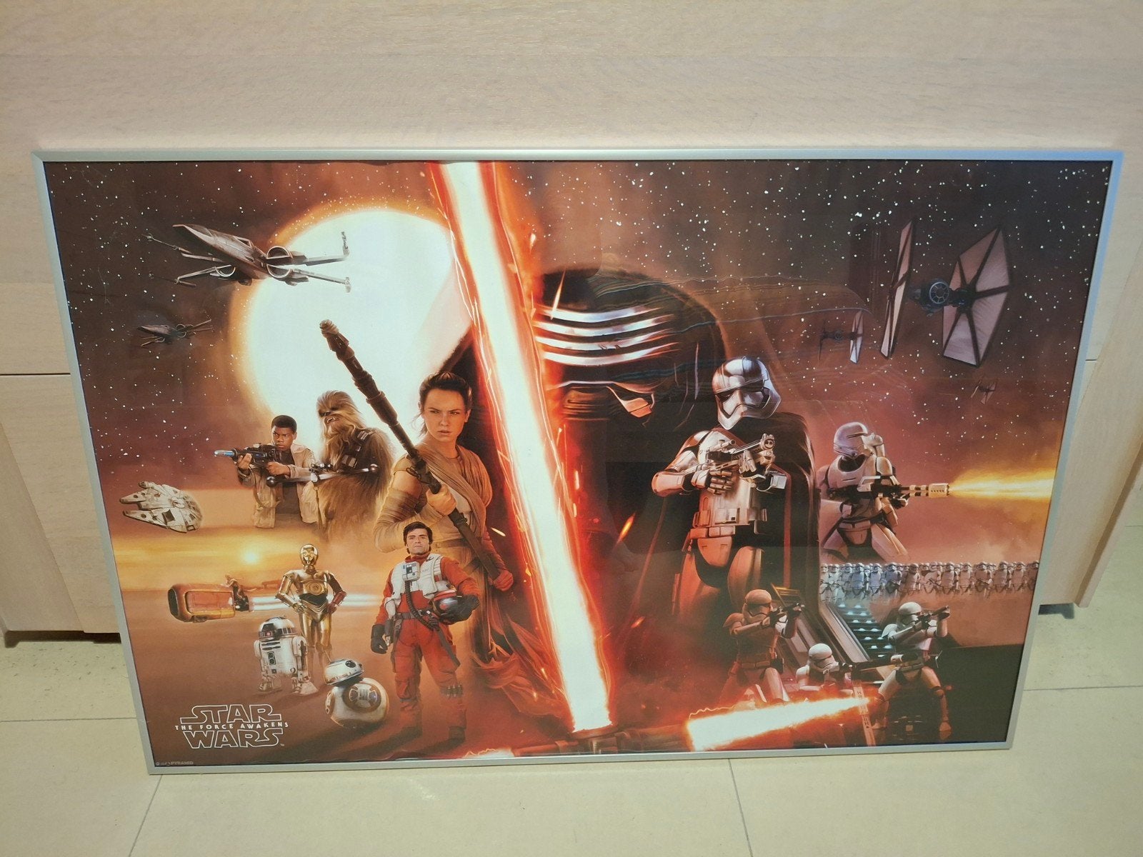 Kader Star Wars, 92 - 62cm Zo goed als nieuw, Verzamelen, Star Wars, Ophalen, Zo goed als nieuw, Boek of Poster