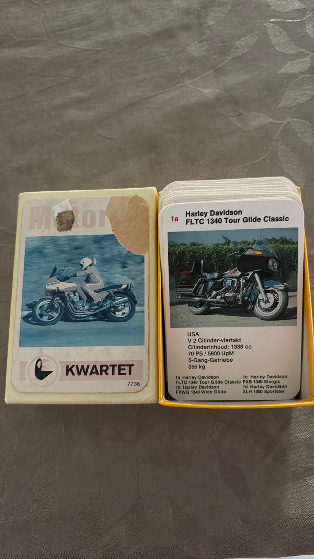 Vintage Motorkwartet / Motoren Kwartetspel, Verzamelen, Ophalen of Verzenden, Zo goed als nieuw