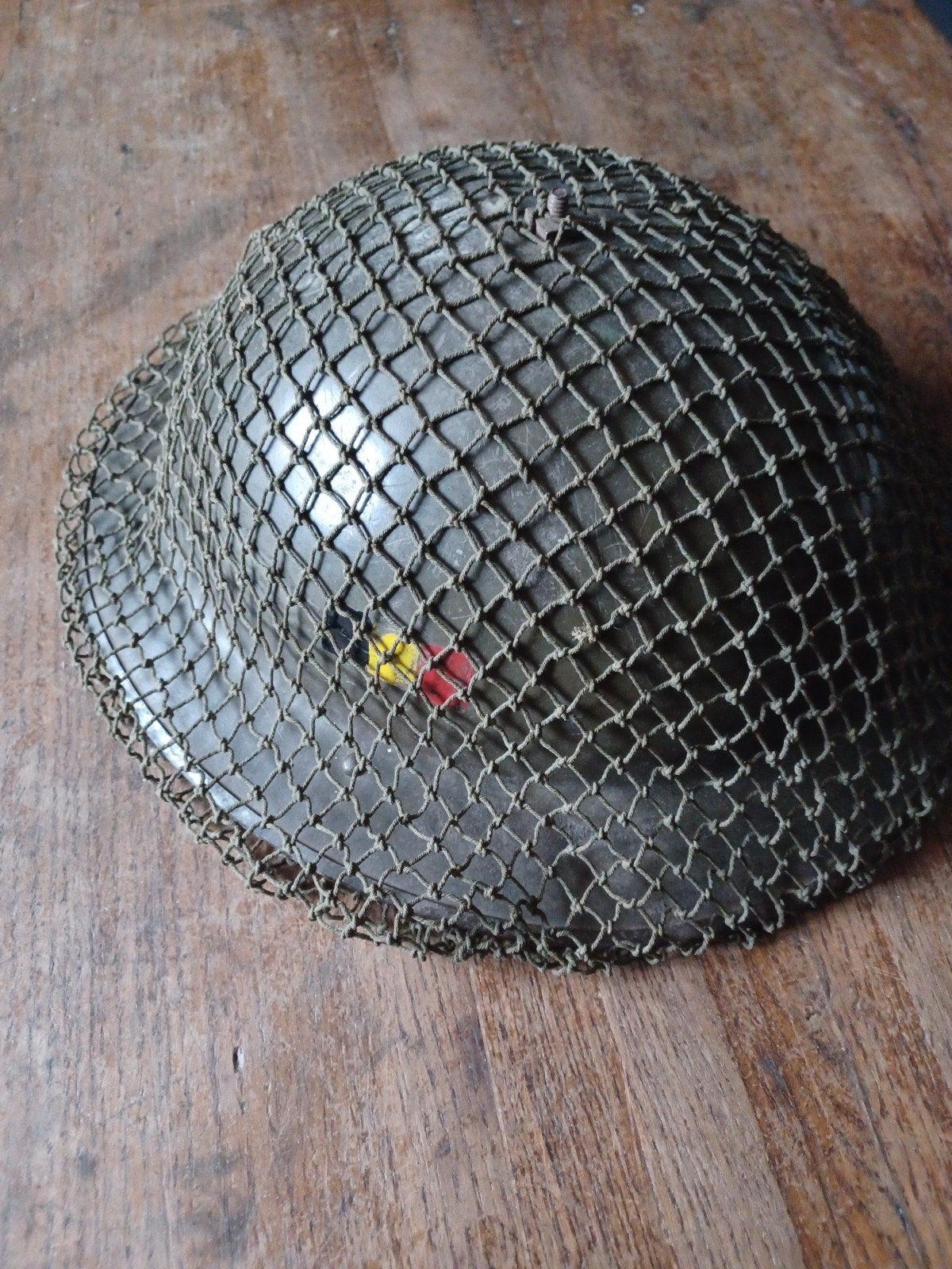 Casque ABL 1958, Collections, Enlèvement ou Envoi, Armée de terre, Casque ou Béret