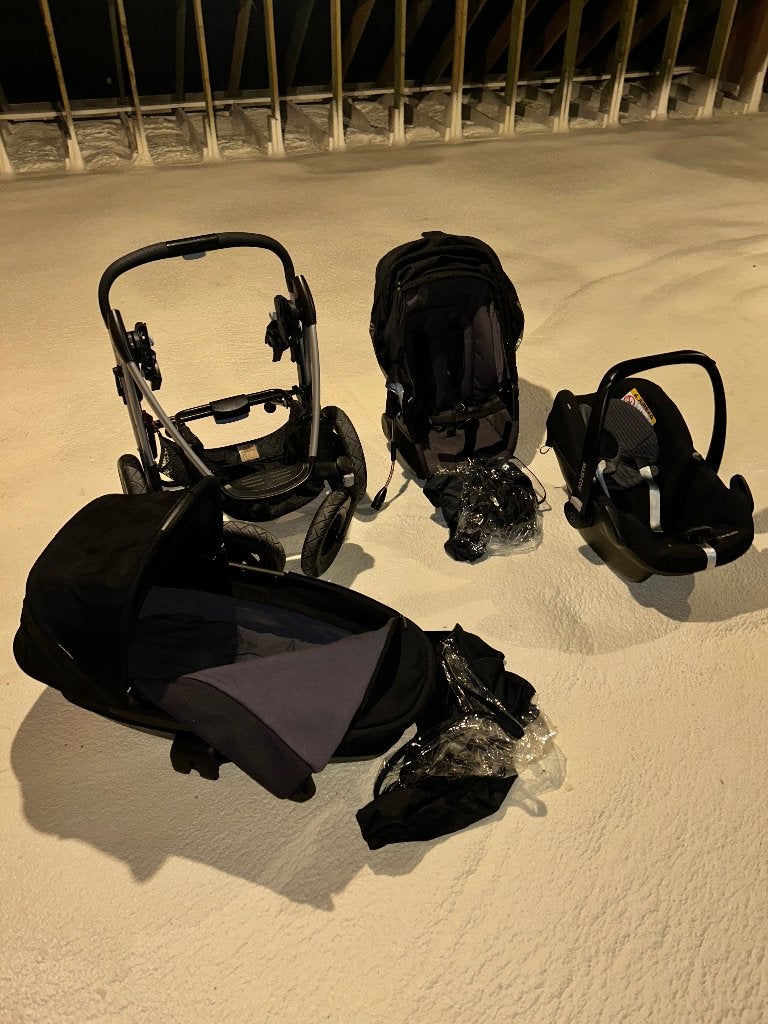 Driedelige maxi cosi, Kinderen en Baby's, Ophalen, Gebruikt, Maxi-Cosi, Autogordel of Isofix