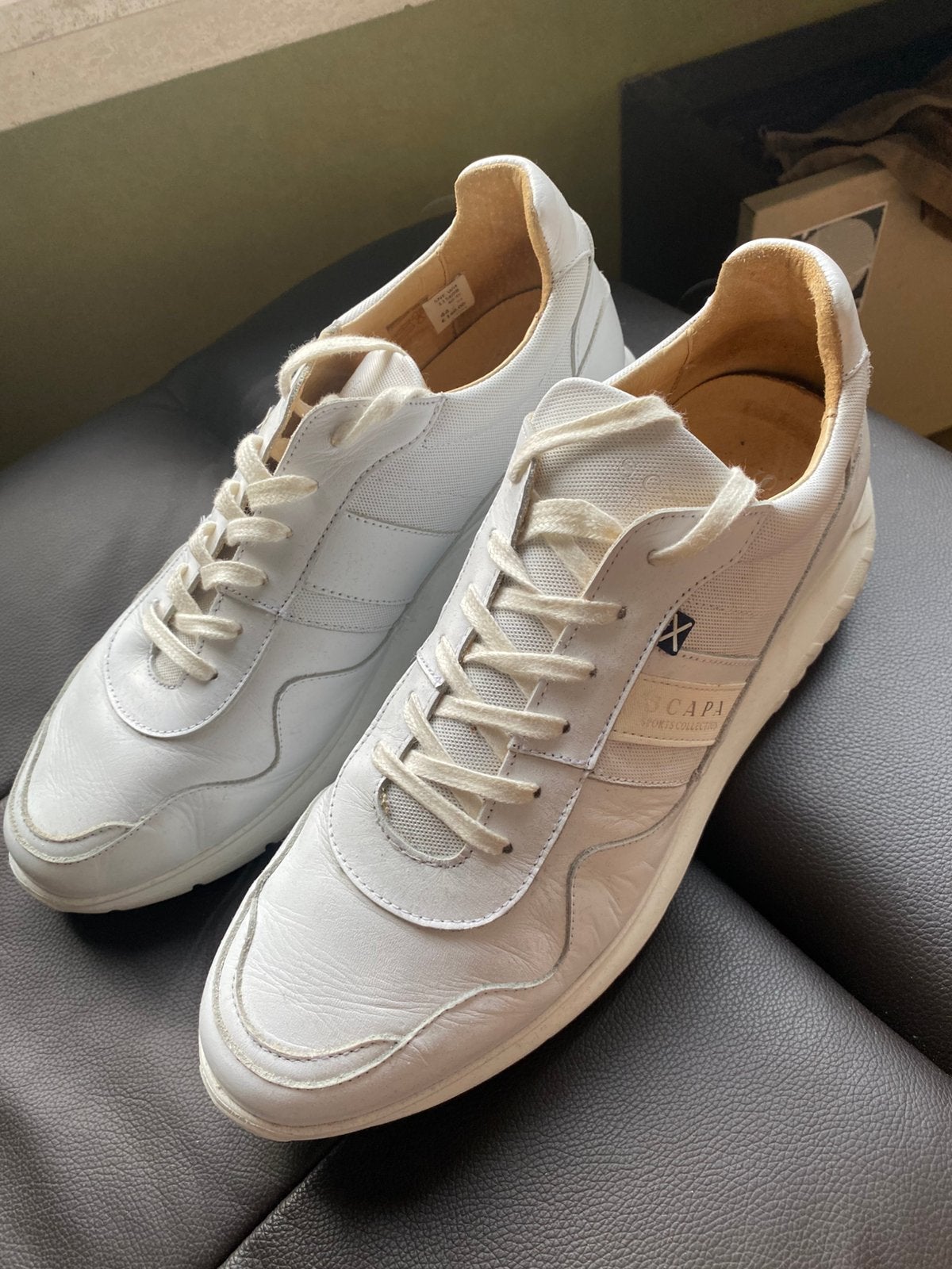 Heren schoenen sneakers scapa collection sport wit, Vêtements | Hommes, Enlèvement ou Envoi, Comme neuf, Blanc, Baskets