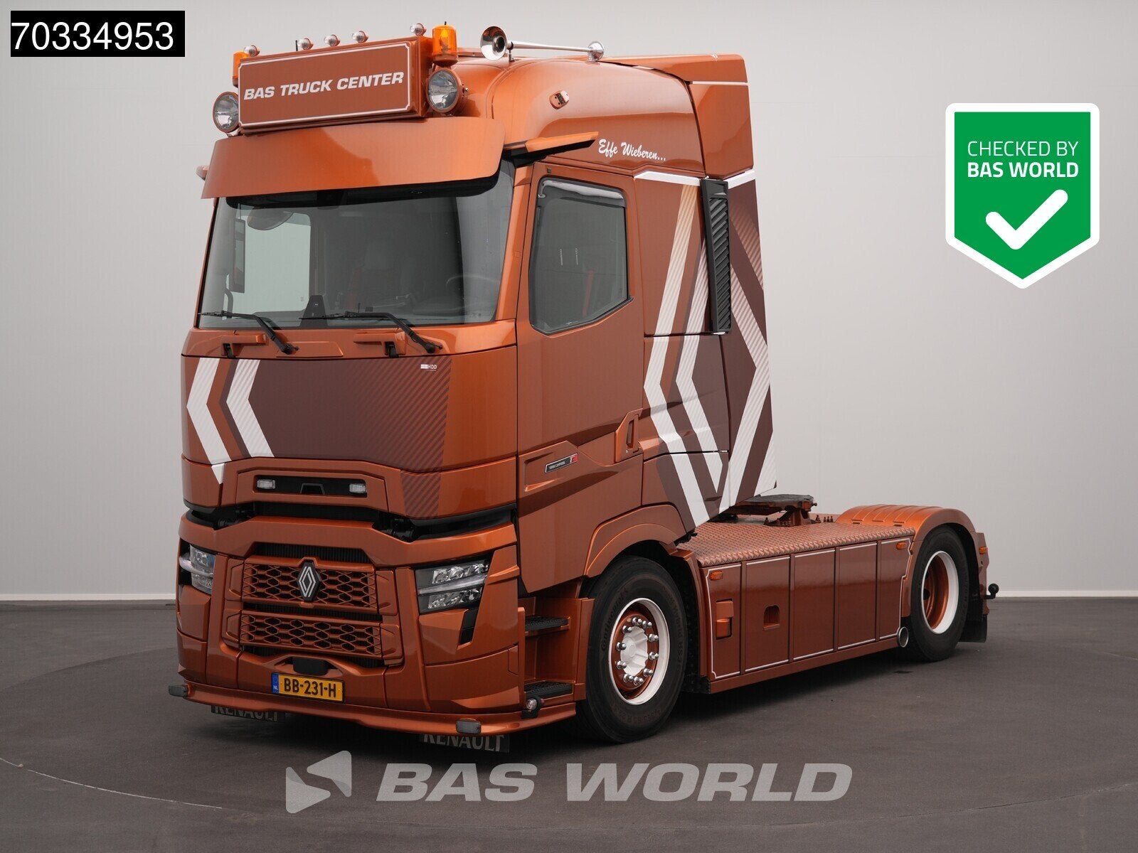 Renault T 480 4X2 NL Show-Truck! TC Full-Air ACC Navi Standk, Automaat, Overige kleuren, Renault, Bedrijf