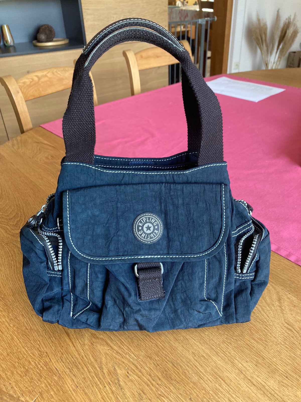 Sac à mains KIPLING, Enlèvement ou Envoi, 30 à 40 cm, Autres types, Bleu