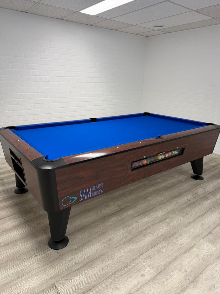 Sam Bison pooltafel 7.5 ft / 8 ft, Ophalen, Zo goed als nieuw, Pooltafel