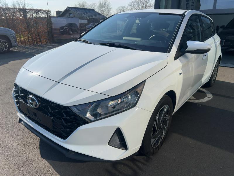 Hyundai i20 1.0 T GDI Mild Hybride Techno 6MT, Zwart, Wit, 115 g/km, Bedrijf