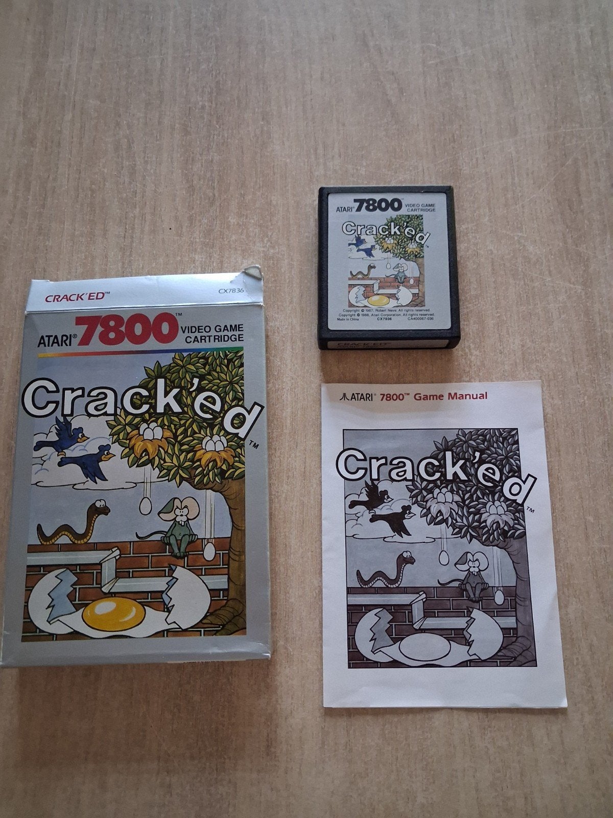 jeux atari crack ed 7800, Games en Spelcomputers, Ophalen of Verzenden