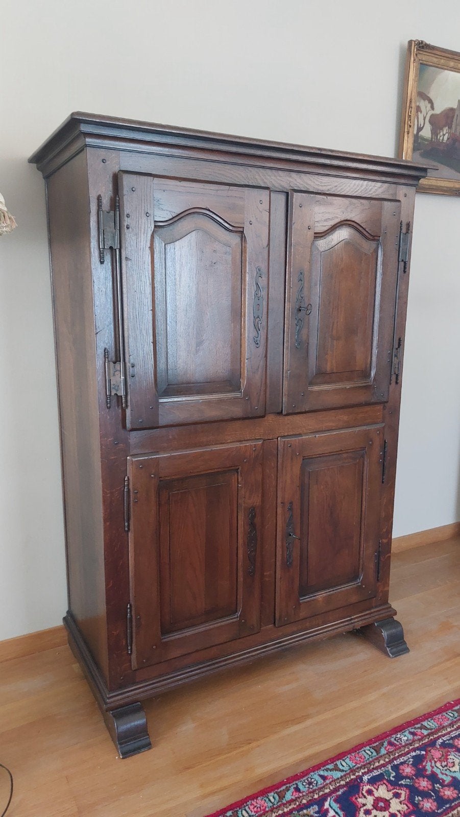 meuble tv vintage, Maison & Meubles, Vintage, 100 à 150 cm, Utilisé, 50 à 75 cm