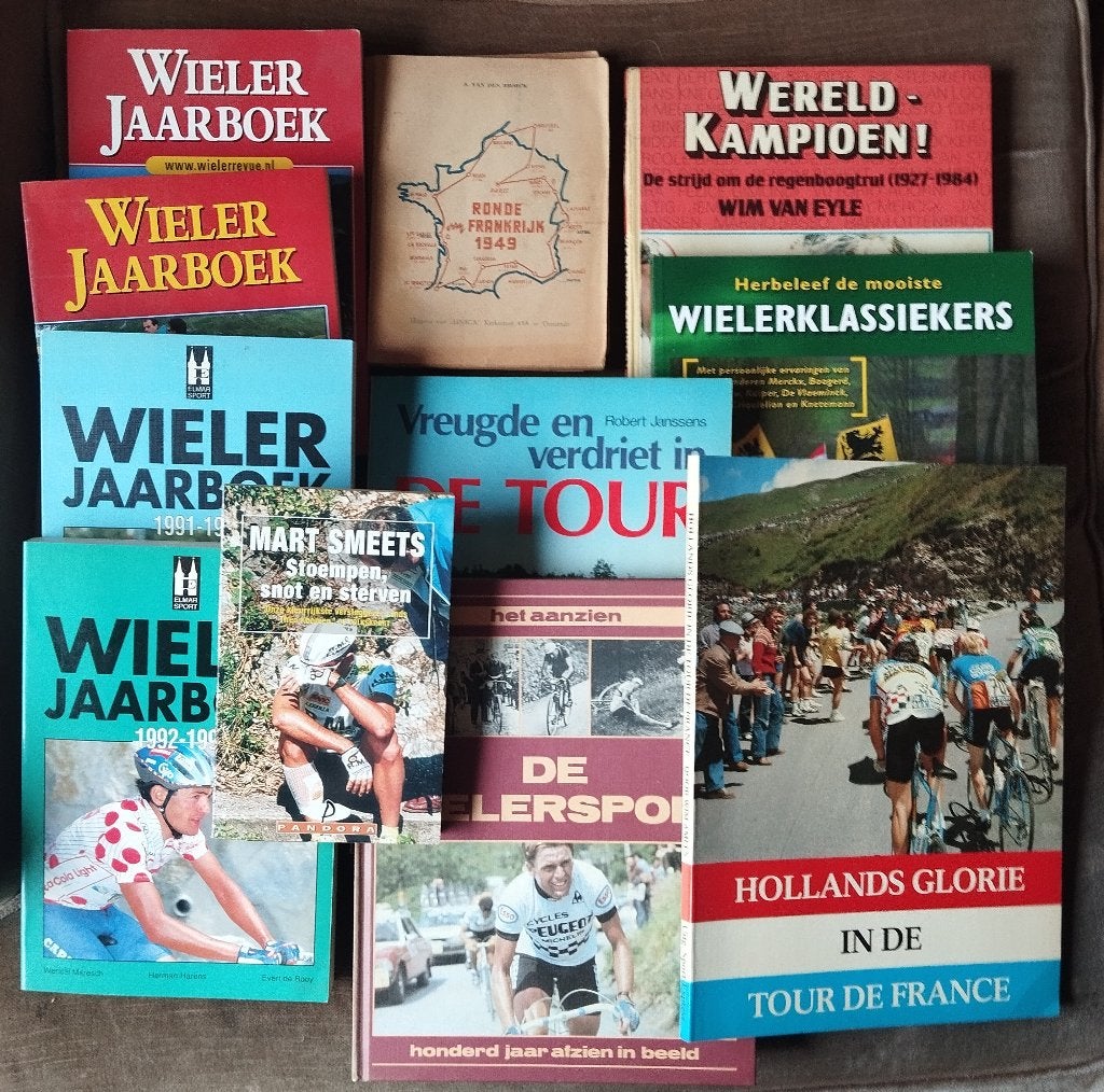 Wielrennen - 22 boeken, Boeken, Ophalen