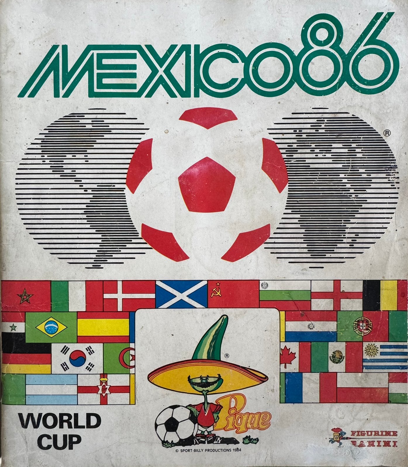Panini Mexico ’86 – Compleet Album – Alle Originele Stickers, Ophalen, Gebruikt