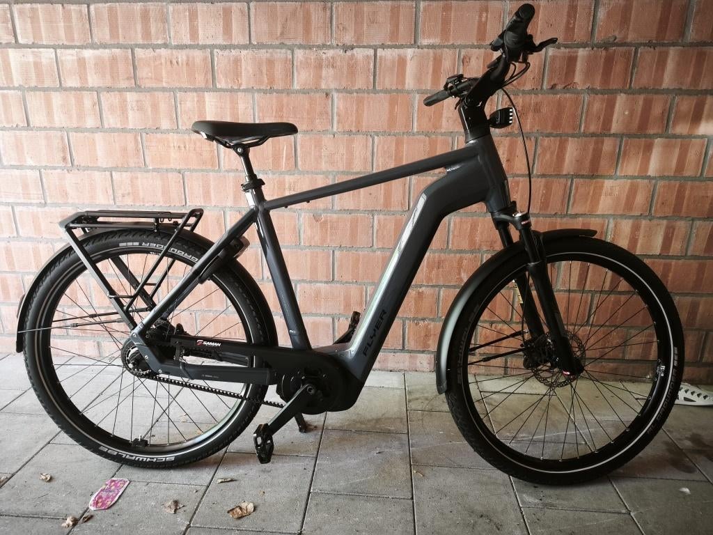 Luxe flyer electrische fiets, Autres marques, Comme neuf, 30 à 50 km par batterie, Enlèvement