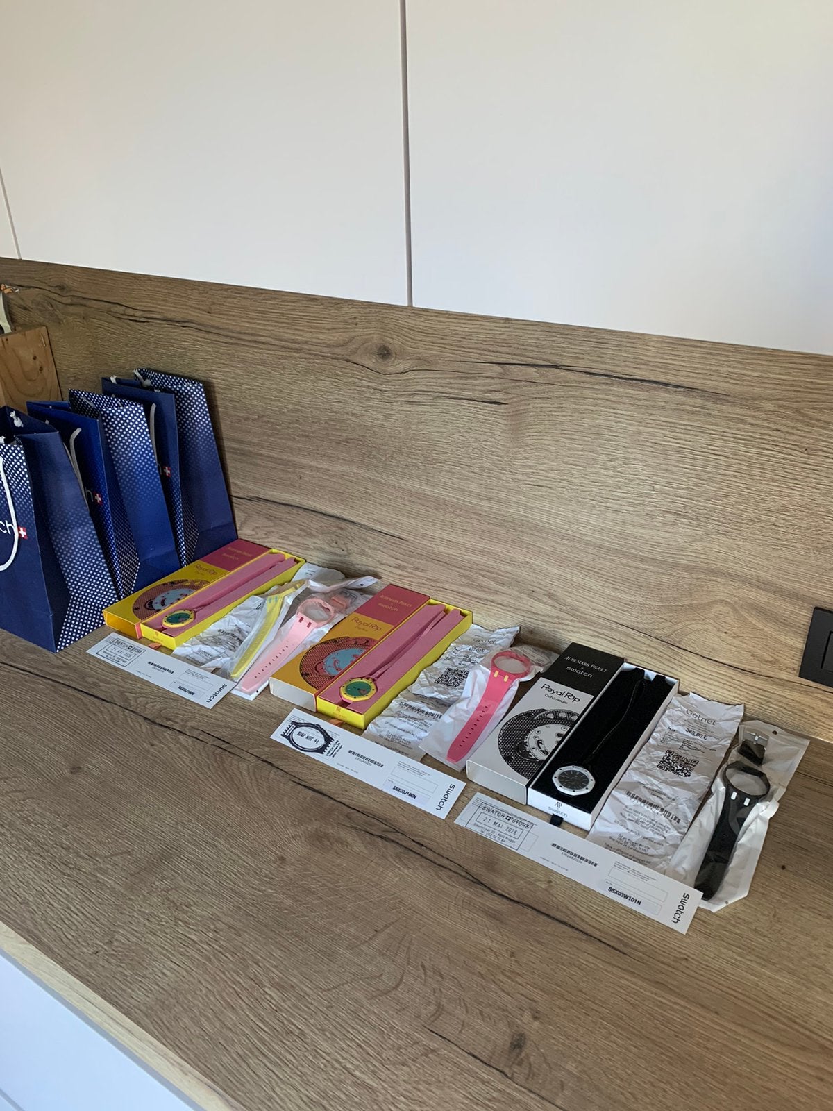 Swatch X Audemars Piguet, Ophalen of Verzenden, Zo goed als nieuw, Polshorloge