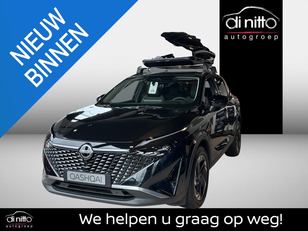 Nissan Qashqai MHEV 116KW N-Connecta Xtronic, Auto's, Stof, 1800 kg, Zwart, 4 cilinders