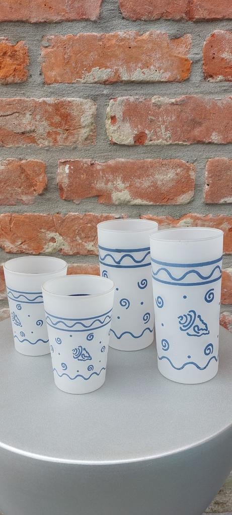 Glas met motief, Enlèvement ou Envoi, Neuf, Verre à soda