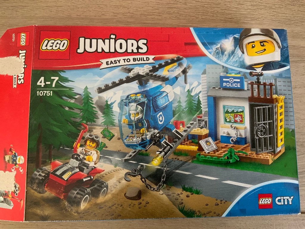 Lego juniors 10751 politieachtervolging, Kinderen en Baby's, Ophalen, Inclusief instructies, Gebruikt, Lego