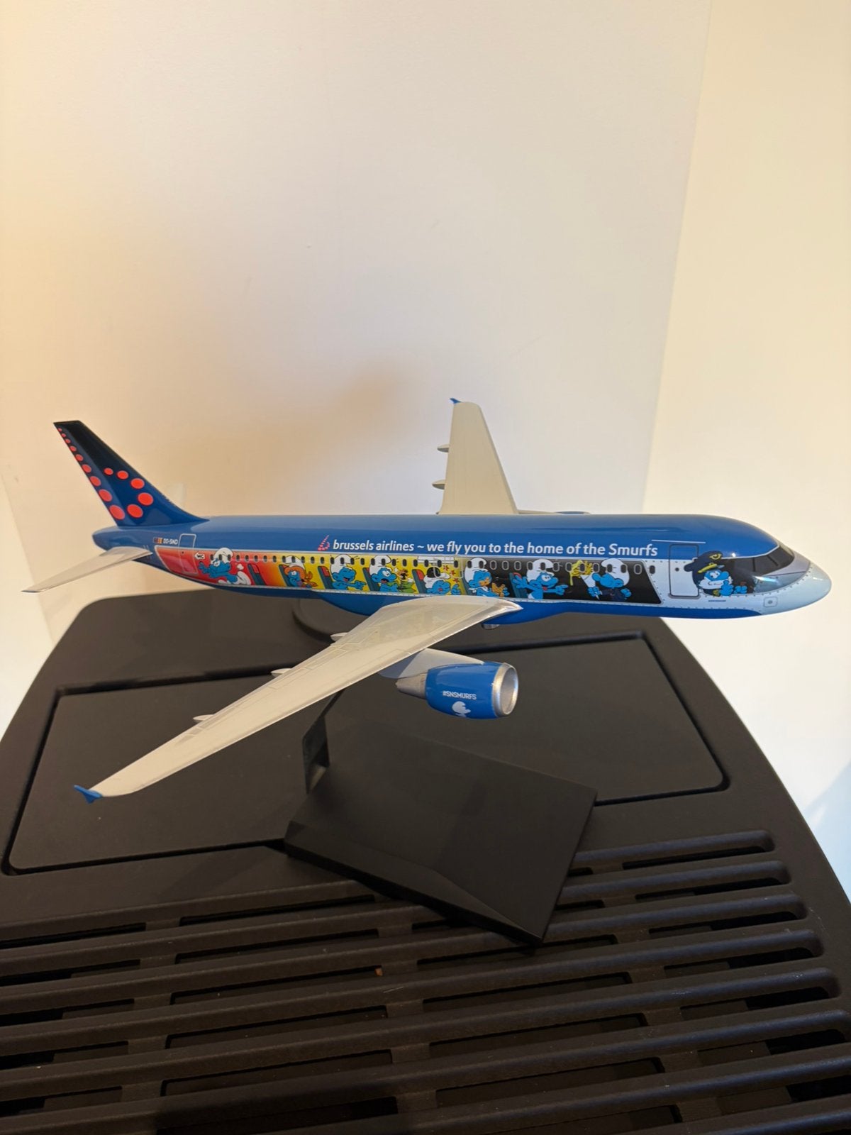 Smurfen Vliegtui brussels Airlines, Enlèvement, Comme neuf