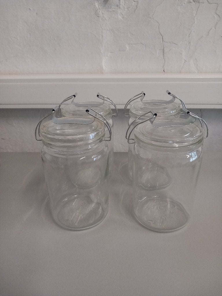 Bocaux en verre "VSL" 1 L pour conserve, batch cooking, Enlèvement, Comme neuf, Verre