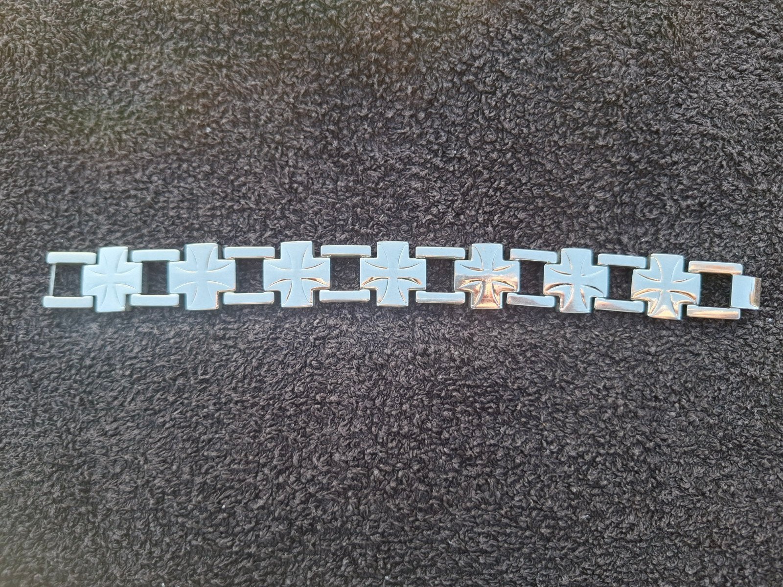 Stainless steel mannen armband, Handtassen en Accessoires, Ophalen of Verzenden