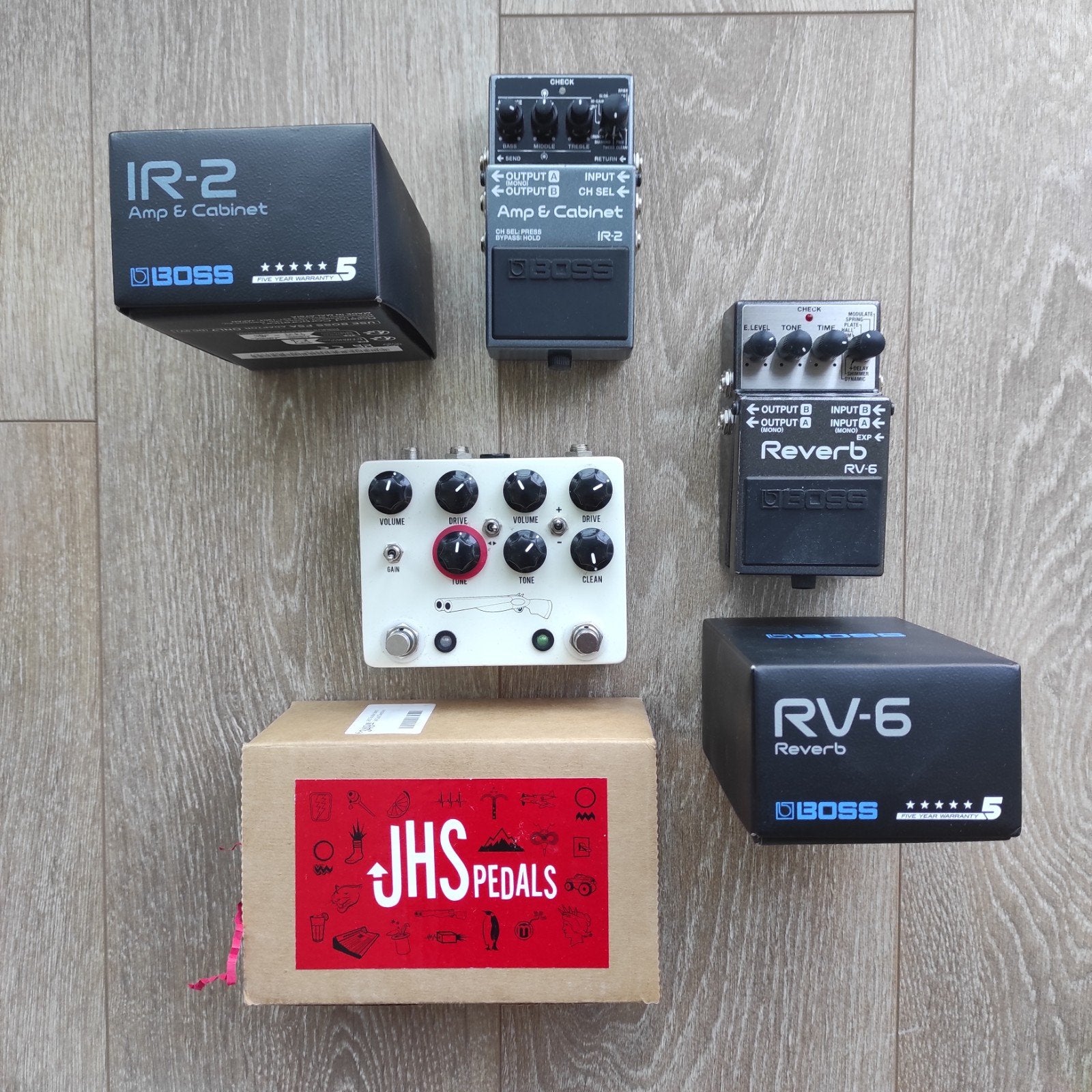 Pedalen (Boss en JHS), Muziek en Instrumenten, Effecten, Ophalen of Verzenden, Zo goed als nieuw, Delay of Echo