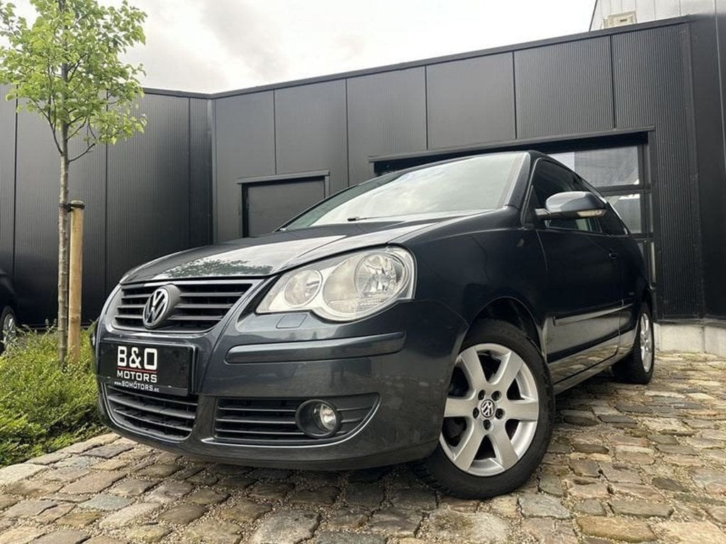 Volkswagen Polo 1.2i United,Airco/Cruise contr/Alu/PDC/Zeer, Autos, Entreprise, Boîte manuelle, Noir, 70 ch