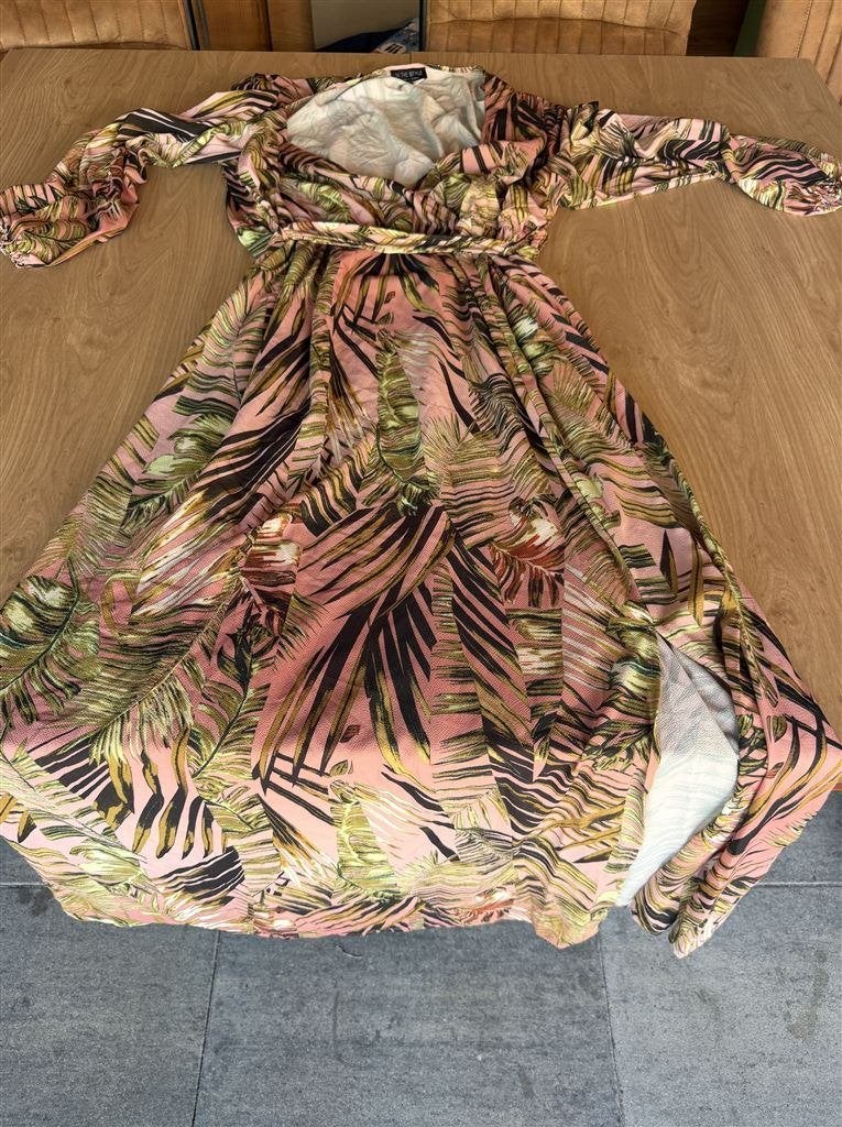 In The Style Curve Tropical Print Jurk - UK 30, Kleding | Dames, Ophalen of Verzenden, Zo goed als nieuw