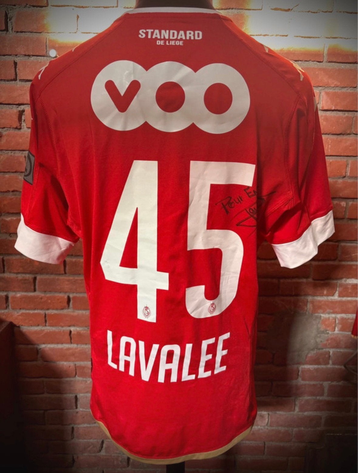 Shirt lavalee standard liege seizoen 2016/2017, Collections, Enlèvement ou Envoi, Comme neuf, Maillot