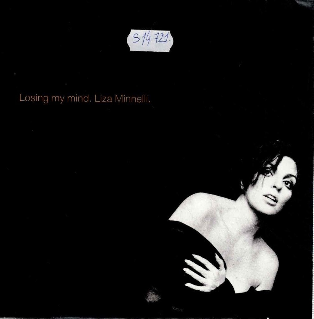 Vinyl, 7"  /  Liza Minnelli – Losing My Mind, CD & DVD, Vinyles | Autres Vinyles, Enlèvement ou Envoi, 1980 - 1989, Autres formats
