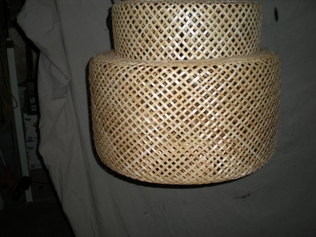 Luster nieuw rieten, Ophalen, Nieuw, Overige materialen, Riet met lamp