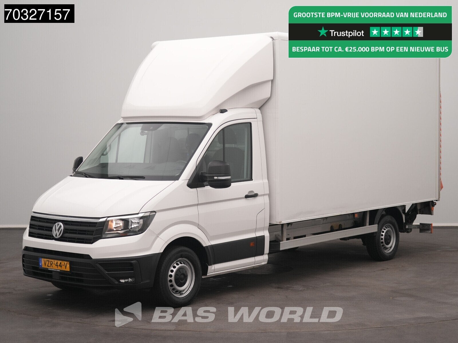 Volkswagen Crafter 140pk Automaat XL Laadklep NL Bakwagen Na, Auto's, Automaat, Euro 6, 4 cilinders, Volkswagen