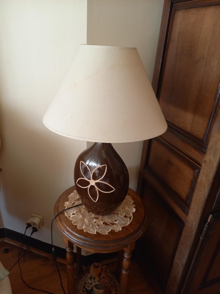 Lampe, Moins de 50 cm, Comme neuf, Verre, Enlèvement