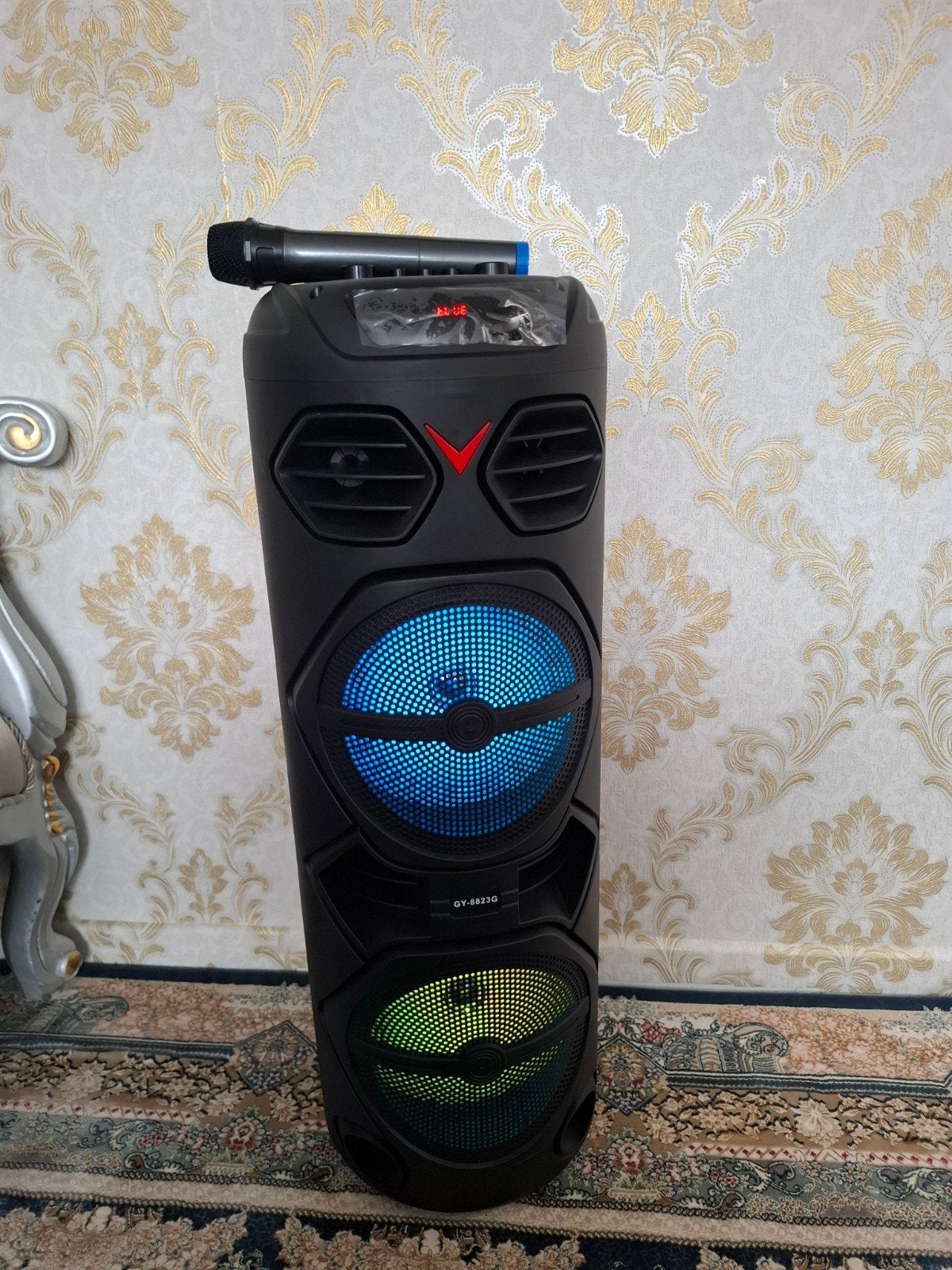 party GY-8823G speaker, Ophalen, Afstandsbediening, Party speaker, Zo goed als nieuw