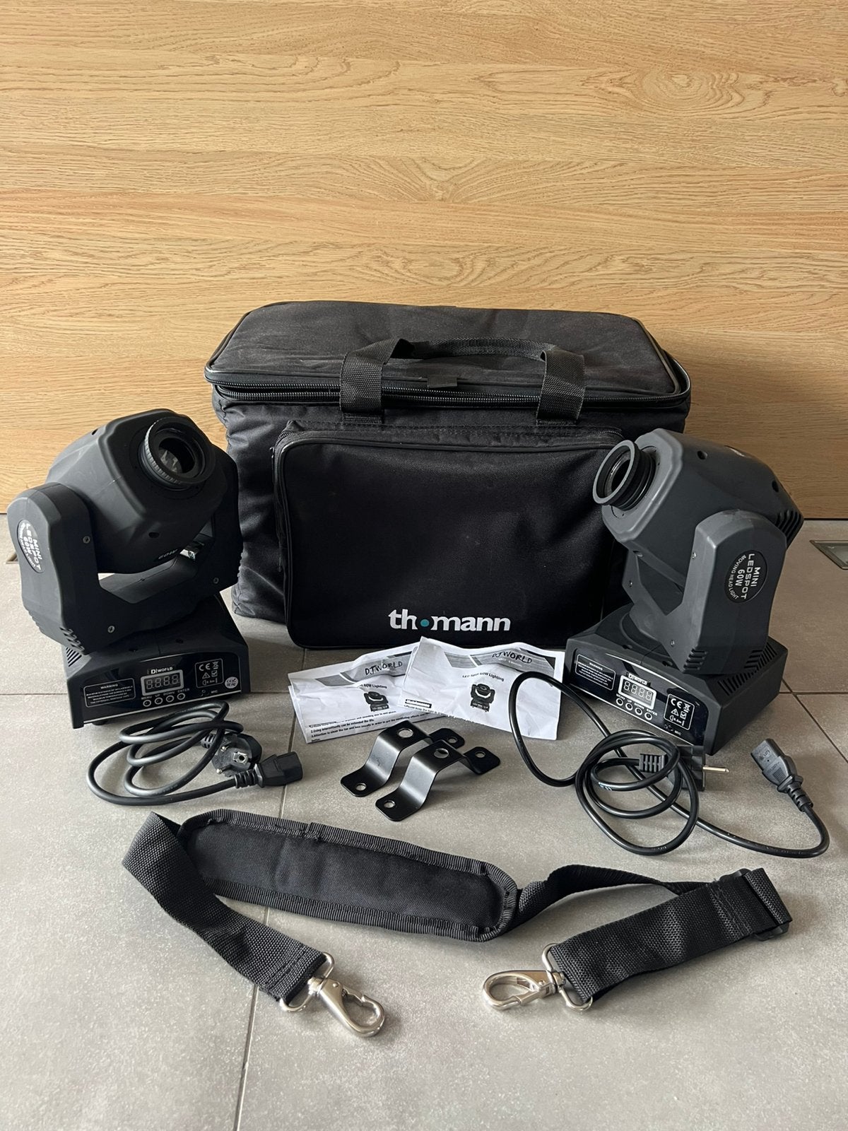 Moving heads 60W (Gobo) + travel bag, Musique & Instruments, Enlèvement, Comme neuf