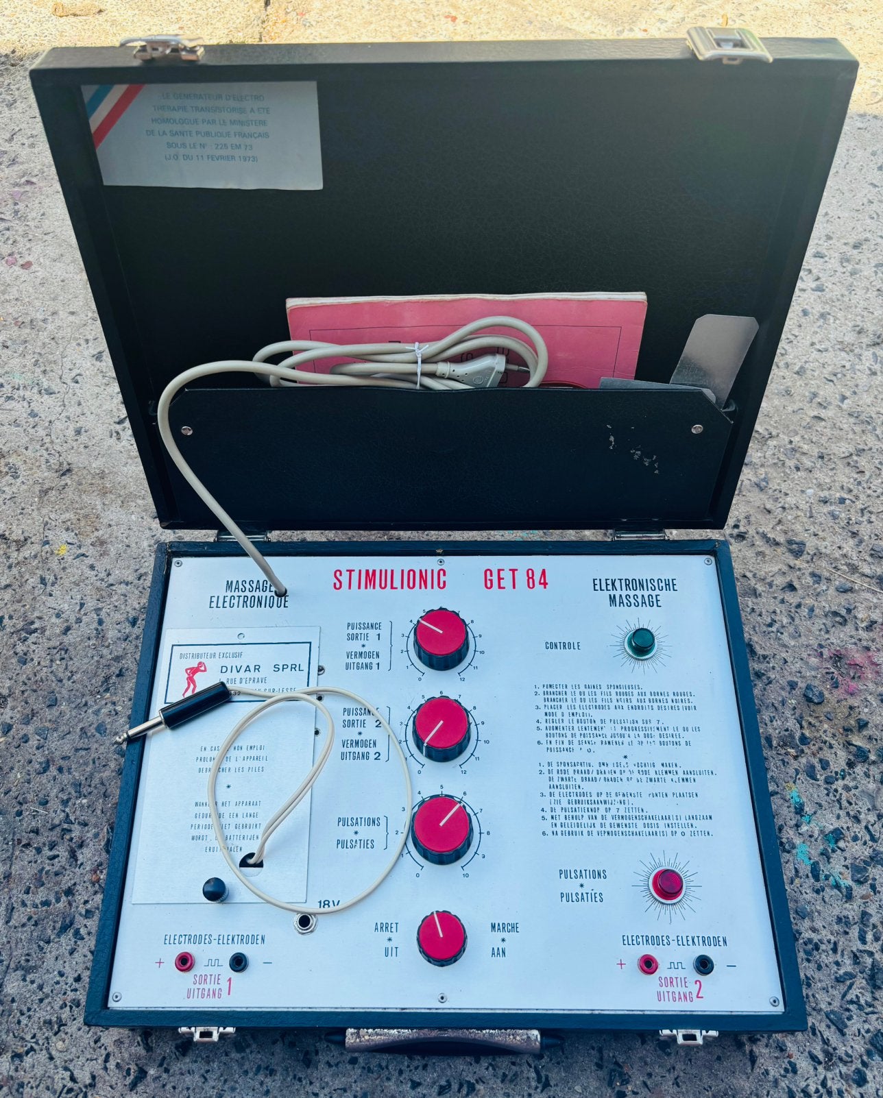 Masseur électronique vintage