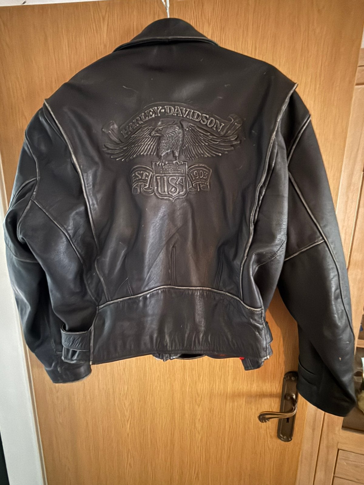 Harley Davidson vest origineel, Ophalen
