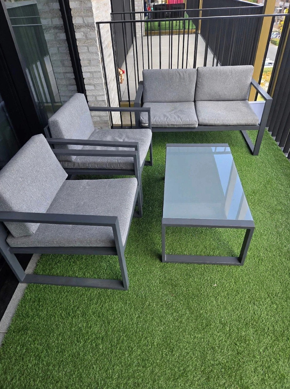 lounge set, Ophalen, Aluminium, Loungeset