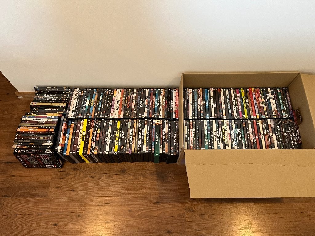 Lot van 190 DVD’s, Ophalen