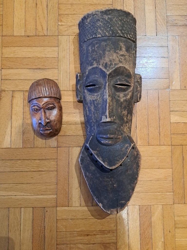Afrikaanse Maskers, Antiek en Kunst, Afrika, Ophalen, Masker