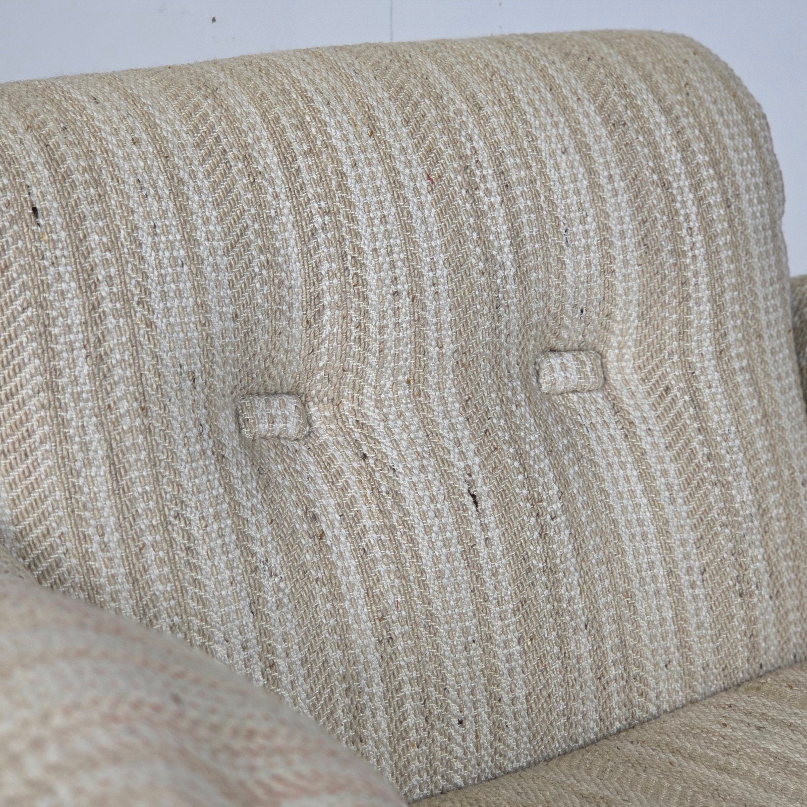 Fauteuil lounge en teck vintage 1960 de H.W. Klein Bramin, 75 à 100 cm, Bois, Utilisé, 75 à 100 cm
