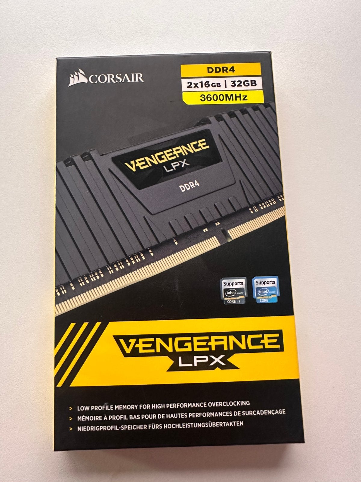 Corsair Vengeance LPX 32GB (2x16) DDR4 3600MHz AMD optimized, Computers en Software, RAM geheugen, Ophalen, 32 GB, DDR4, Zo goed als nieuw